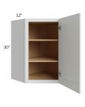 Lakewood White 24x30 Wall Diagonal Corner Cabinet 