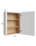 Lakewood White 21x30 Wall Cabinet