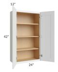 Lakewood White 24x42 Wall Cabinet