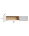 Lakewood White 36x12 Wall Cabinet 