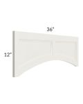 Providence Cream 36x12 Arched Valance