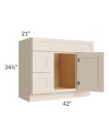 42" Vanity Sink and Drawer Combo