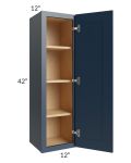 Midtown Blue Shaker 12x42 Wall Cabinet