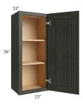 Charlotte Dark Grey 15x36 Wall Cabinet