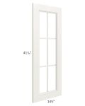 Providence Cream 15x42 Mullion Glass Door Only with Glass Included