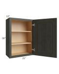 Charlotte Dark Grey 21x30 Wall Cabinet