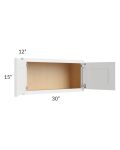Gramercy White 30x15 Wall Cabinet