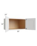 Belfast White 30x18x24 Wall Cabinet