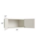 Providence Cream 36x18x24 Wall Cabinet