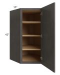27x42 Diagonal Corner Wall Cabinet