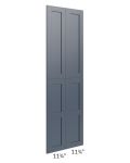 Midtown Blue Shaker Wainscot 84" Tall Panels