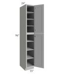 Dove Grey Shaker 15x96 Wall Pantry