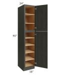 Charlotte Dark Grey 18x90 Wall Pantry
