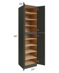 Charlotte Dark Grey 24x96 Wall Pantry