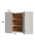 24x30 Square Corner Wall Cabinet