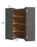 24x42 Square Corner Wall Cabinet