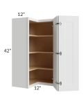 24x42 Square Corner Wall Cabinet