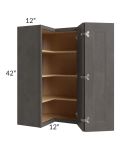 24x42 Square Corner Wall Cabinet