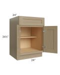 Royal Natural Shaker 24" Base Cabinet
