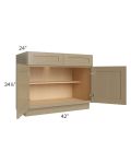 Royal Natural Shaker 42" Base Cabinet