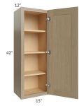 Royal Natural Shaker 15x42 Wall Cabinet