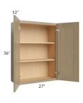 Royal Natural Shaker 27x36 Wall Cabinet