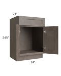 Natural Grey Shaker 24" Bathroom Vanity