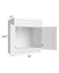 Dakota White 30" Bathroom Vanity