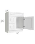 Dakota White 30" Bathroom Vanity