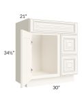 Signature Vanilla Glaze 30" Bathroom Vanity