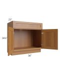 Artisan Walnut Shaker 36" Bathroom Vanity 1
