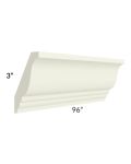 Linen Shaker 96" Crown Molding (3" Height)
