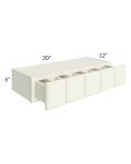 Linen Shaker 30x06 Wall Spice Drawer Cabinet 