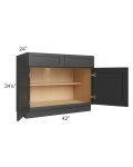 Madison Black 42" Base Cabinet