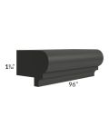 Madison Black Shaker 96" Light Rail Molding
