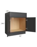Madison Black Shaker 30" Sink Base Cabinet