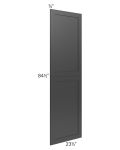 Madison Black Shaker 24x90 Tall Decorative Door Set
