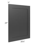 Madison Black Shaker Vanity Decorative End Panel