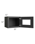 Madison Black Shaker 15x12 Decorative Wall Cabinet