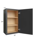 Madison Black Shaker 18x30 Wall Cabinet
