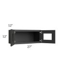 Madison Black Shaker 27x12 Decorative Wall Cabinet
