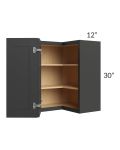 Madison Black Shaker 24x30 Wall Easy Reach Cabinet