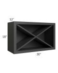 Madison Black Shaker Wall X-Wine Rack Kit