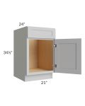 Tuscan Painted Grey 21" Sink Base Cabinet
