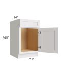 Midtown Cloud Shaker 21" Sink Base Cabinet