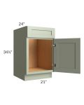 Midtown Pistachio Green Shaker 21" Sink Base Cabinet