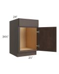 Vienna Kona Brown 21" Sink Base Cabinet