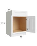 Charlotte White 24" Sink Base Cabinet