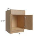 Township Rift Oak 24" Sink Base Cabinet