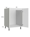 Euro Gloss White 24" Full Height Door Sink Base Cabinet